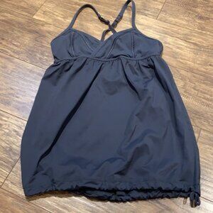 Lululemon dance strap tank top in deep coal